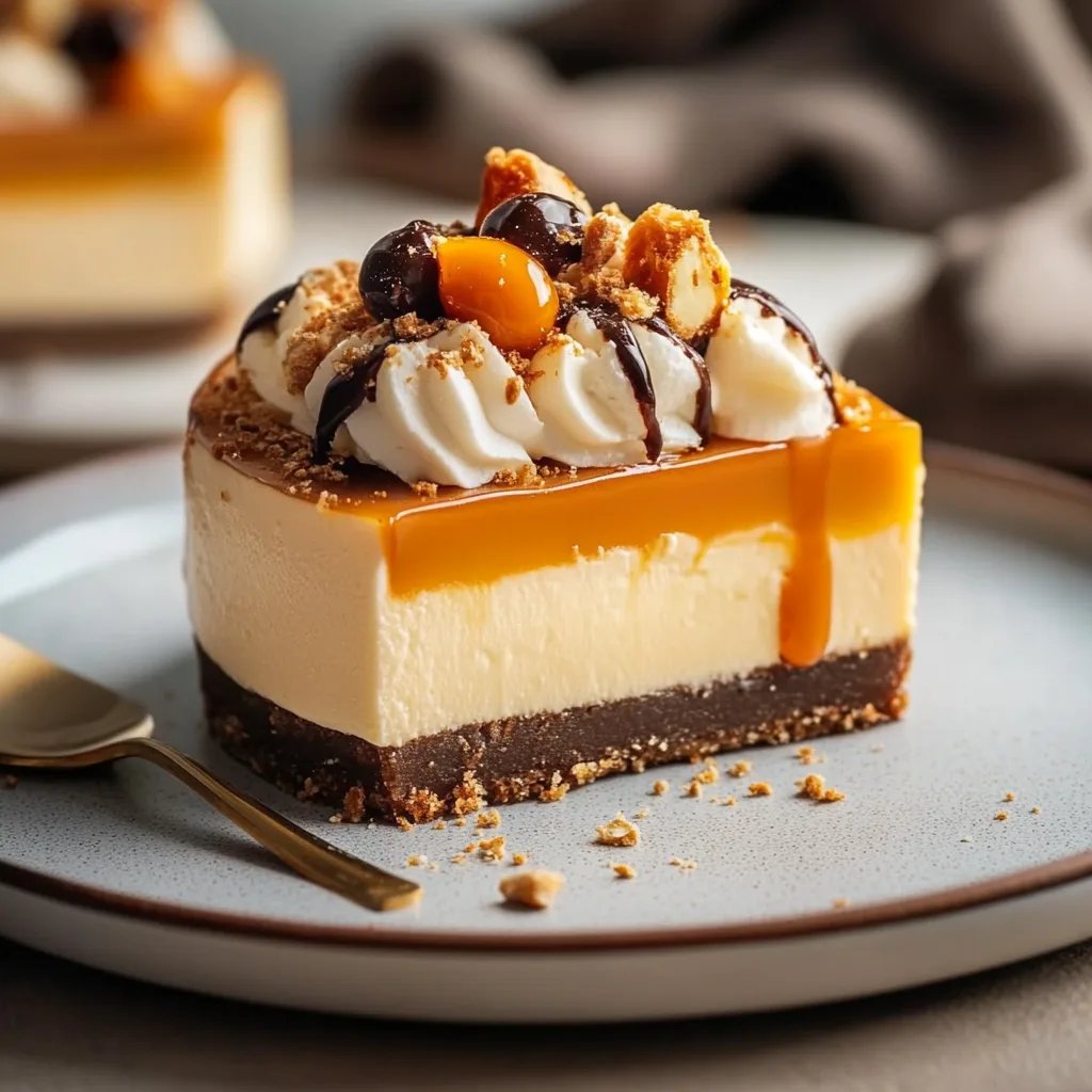 Mini-Karamell-Erdnuss-Käsekuchen