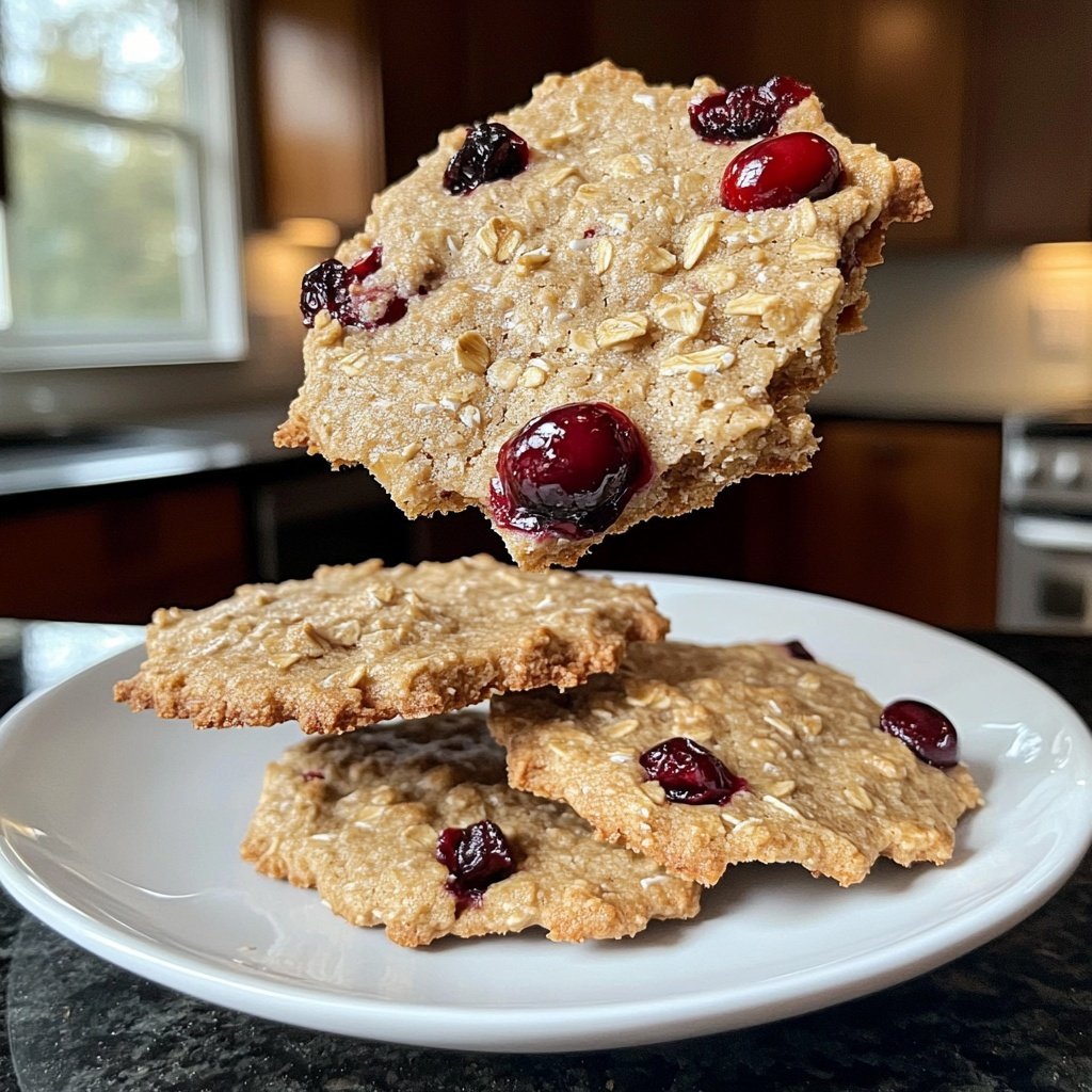 Cranberry-Hafer-Cookies – vegan & ohne Zucker