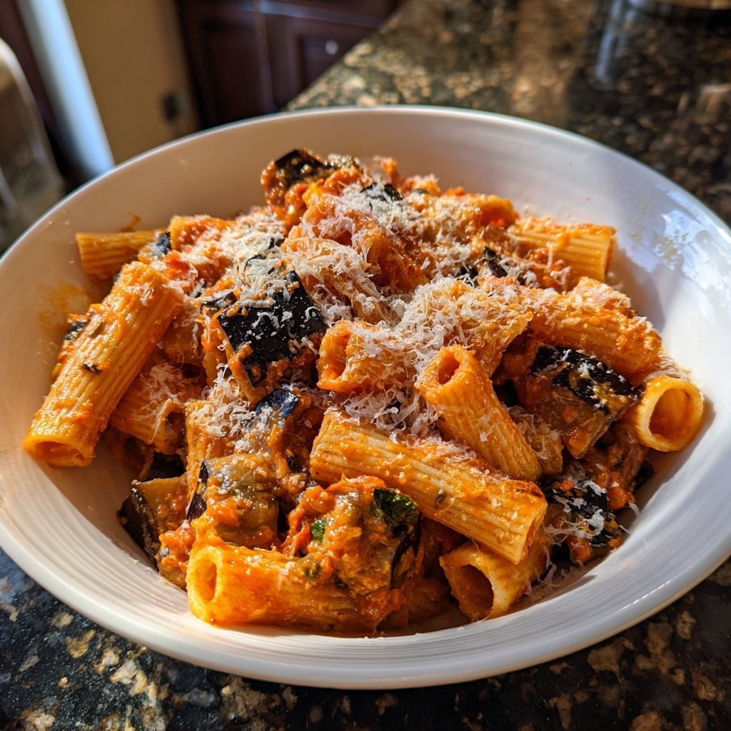 Internationale Küche Italienische Pasta alla Norma