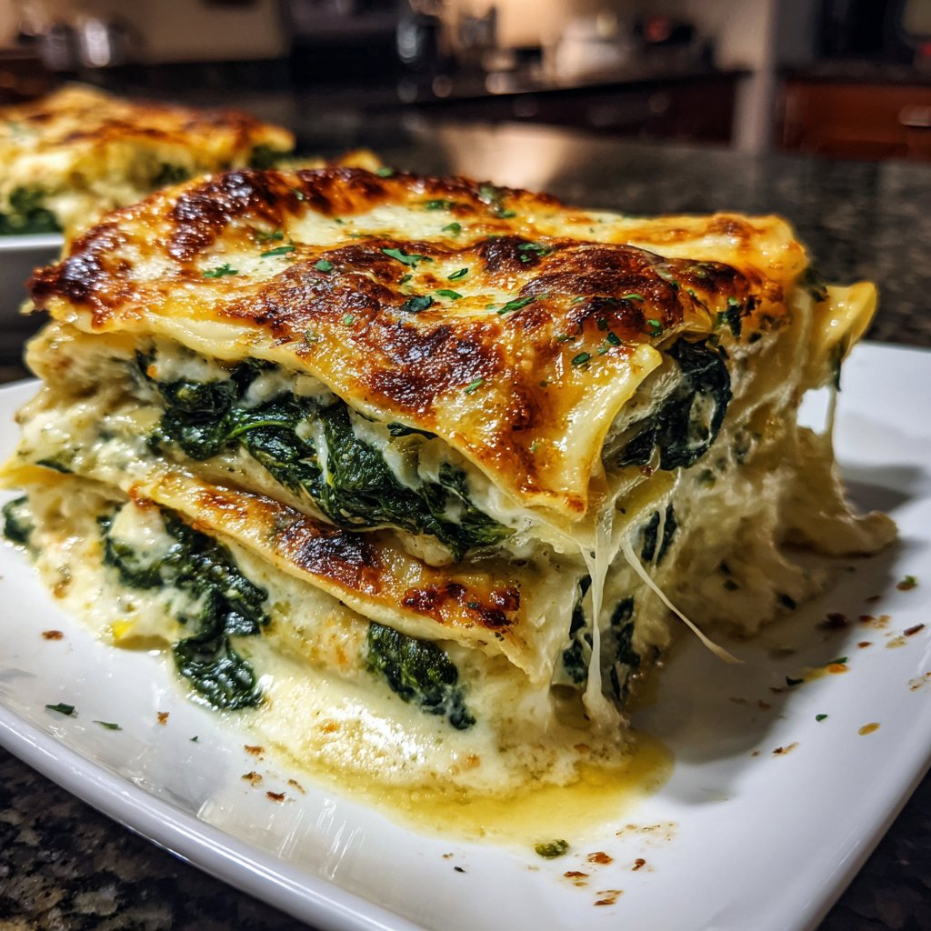 Lasagne mit Spinat und Ricotta