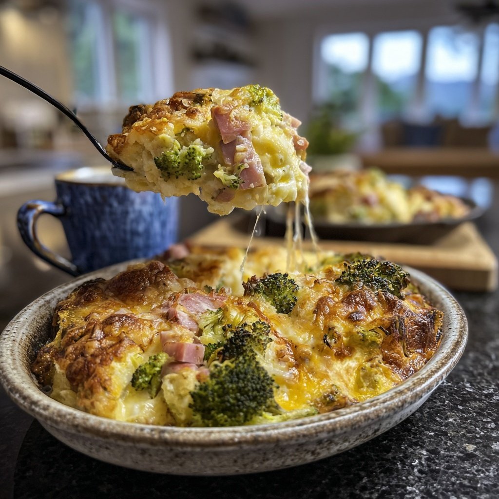 Brokkoli Auflauf Mit Schinken