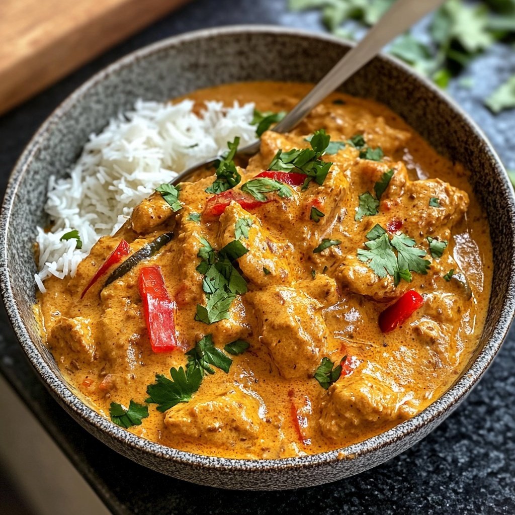 Rotes Linsencurry mit Kokosmilch