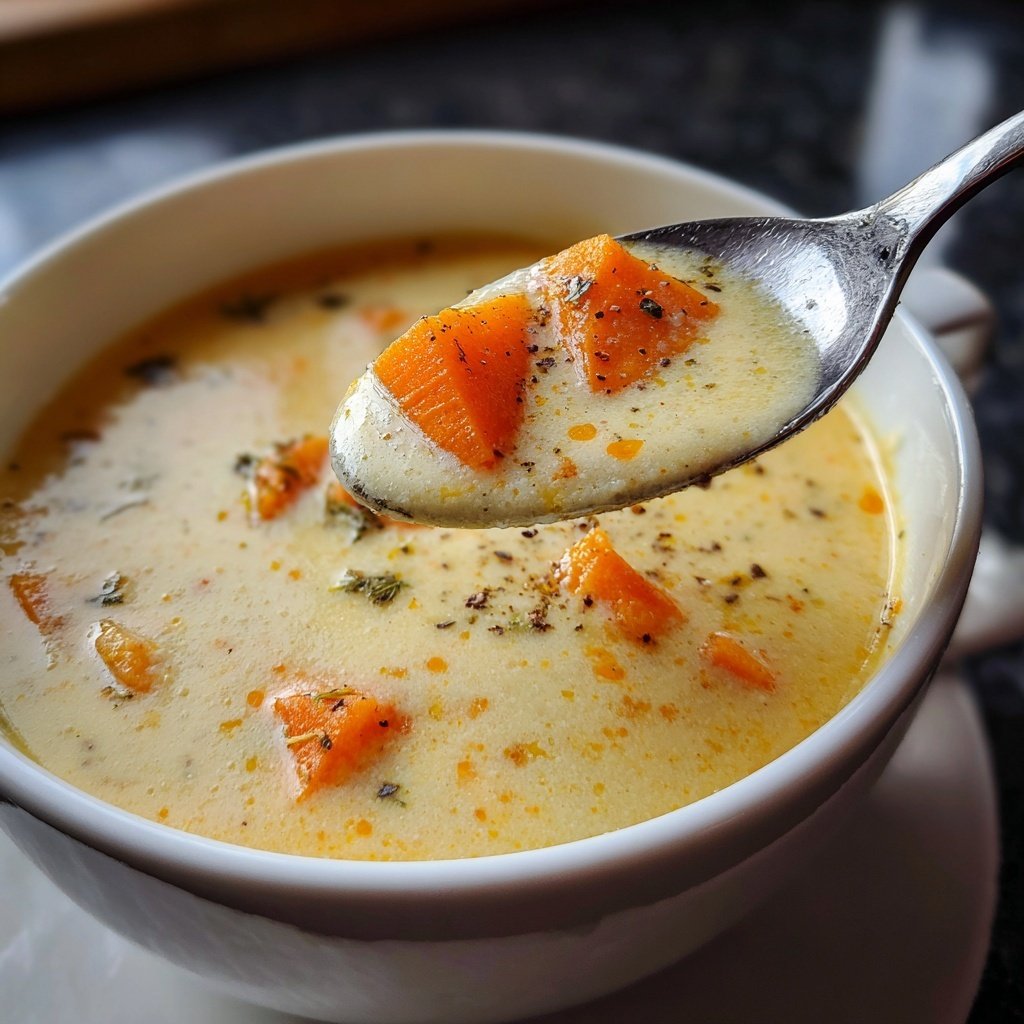 Blumenkohlsuppe mit Karotten