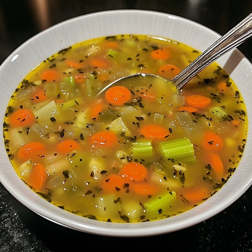 Linsensuppe mit Sellerie