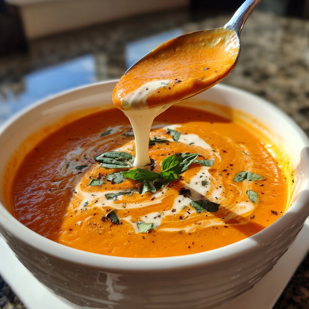Cremige Tomatensuppe