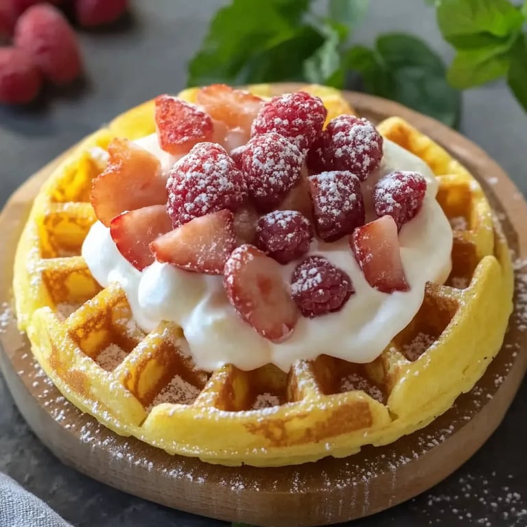 Knusprige Waffeln aus Kartoffeln
