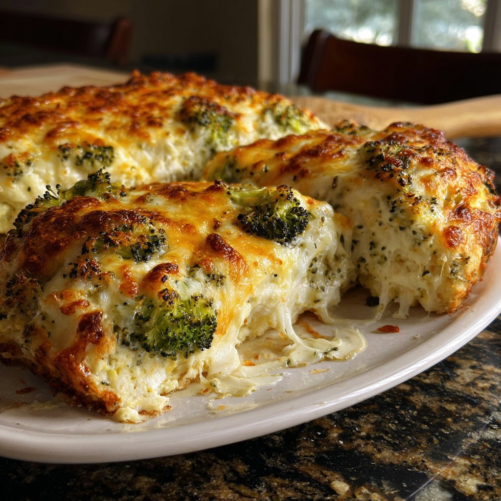 Brokkoli Auflauf Mit Käse Und Sahne