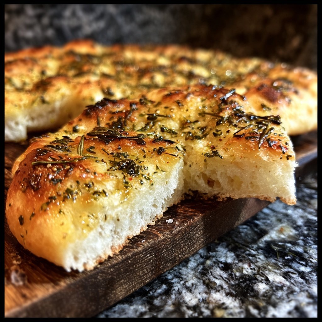 Grill-Focaccia mit Rosmarin